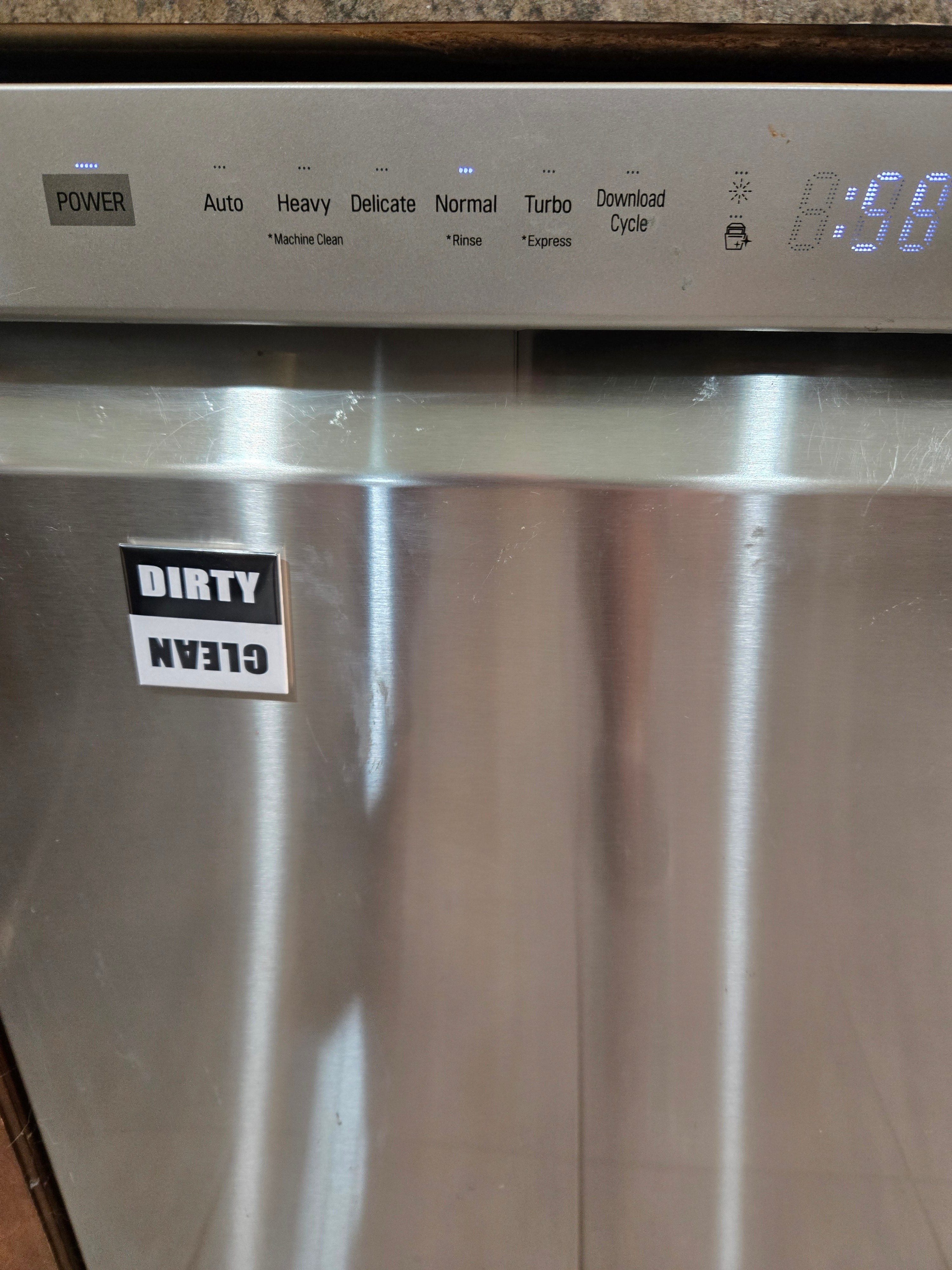 Dirty/Clean 2x2 Magnet